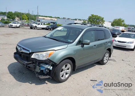 2014 Subaru Forester 2.5I Premium from USA, damaged, VIN JF2SJAEC0EH421371